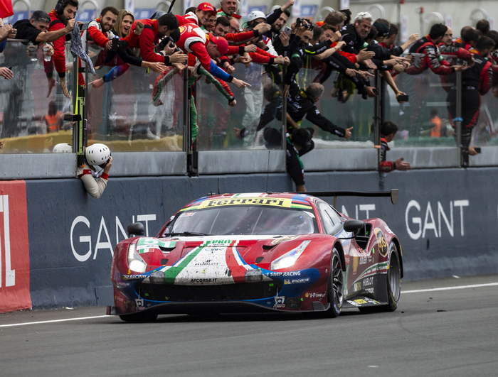 Tubi Style On Le Mans Podium Thanks To The Victory Of The