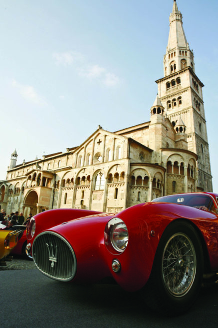 art and cars in Modena